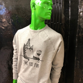 Time For Fun Men Crew Neck sweater