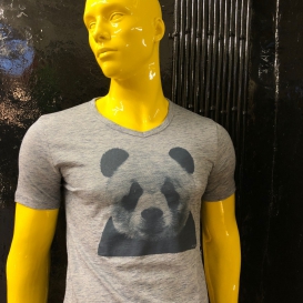 Panda Striped t-shirt