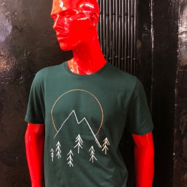 Frontal Mountain t-shirt