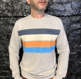 Daily Goods Stripes Crew Neck sweater
